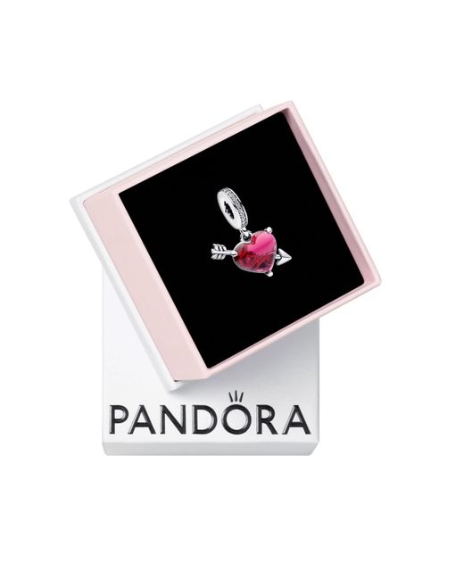 Charm Moments 792497C01 Vetro di Murano di Pandora in Pink