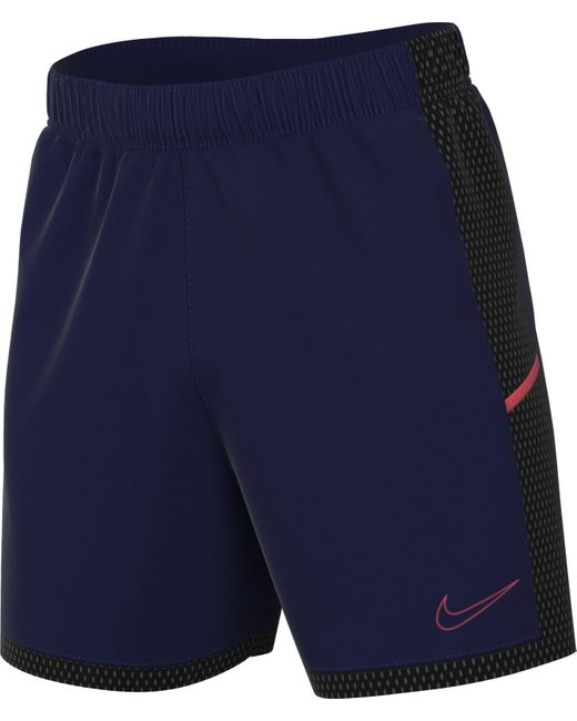 Nike Df Acd25 Br Shorts Voor Blue Void/black/orange Pulse Xl voor heren