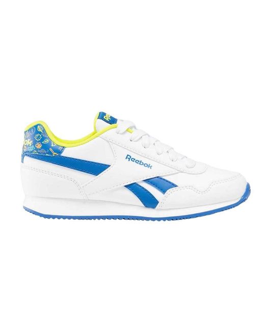 Reebok ROYAL CL Jog 3.0 Sneaker,White Vectorblue Acidyellow,38 EU für Herren