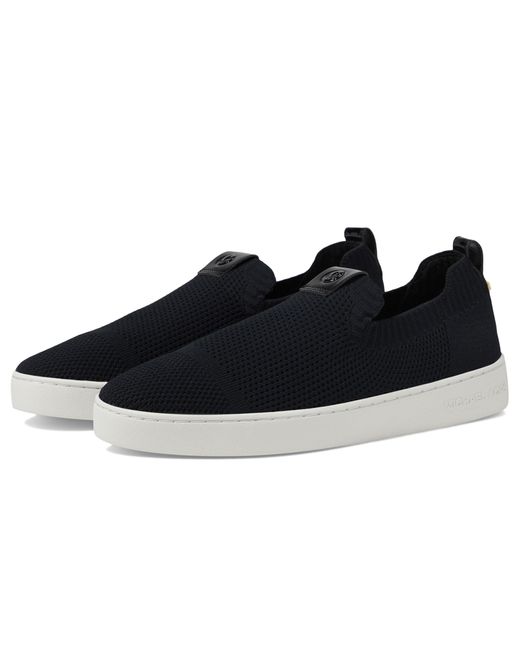 Michael Kors Juno Knit Slip On Shoes in Black Lyst UK