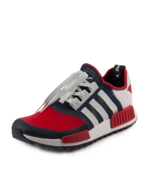 Adidas S White Mountaineering Nmd Trail Pk Red/blue-white Fabric for men