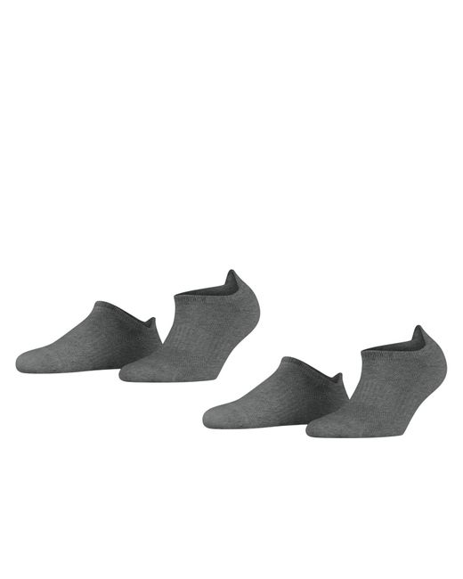 Esprit Active Basic 2-pack Duurzaam Biologisch Katoen Sneakers Zonder Motief Ademend Milieuvriendelijk 2 Paar Sokken in het Metallic voor heren