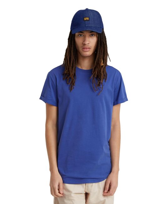 G-Star RAW Blue Lash R T-shirt for men