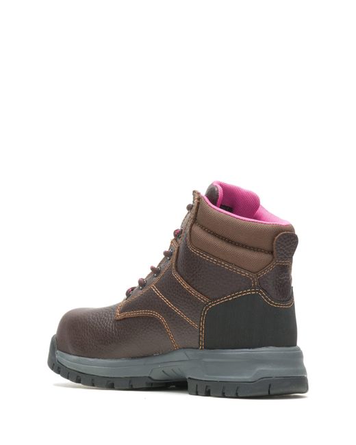 Wolverine Brown Piper Waterproof Composite Toe 6in Construction Boot