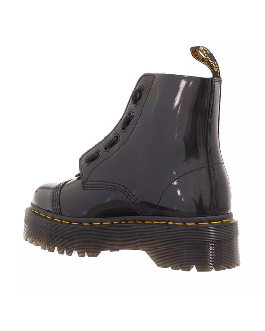 Dr. Martens S Sinclair Rainbow Leather Black Boots 6 Uk | Lyst UK