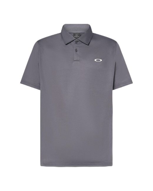 Oakley Gray Icon Thermo Nuclear Protect Recycled Polo for men