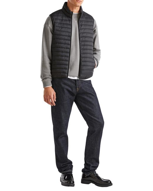 Benetton Weste 2ba2uj005 Jacke in Black für Herren