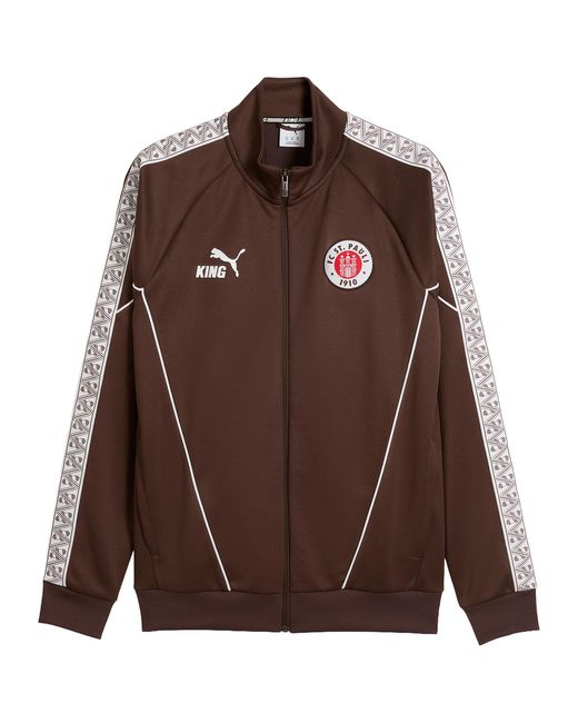 PUMA Fc St. Pauli King Anthem Jas Bruin in het Brown voor heren