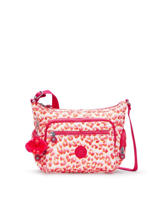 Kipling Pink Crossbody Bag Gabbie S Latin Cheetah Small