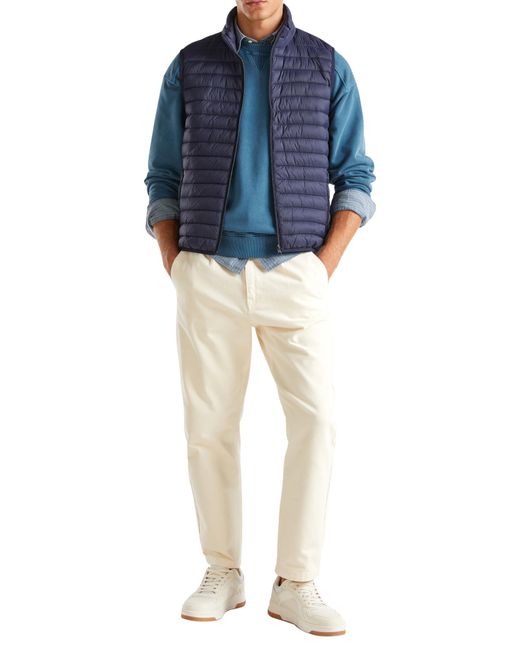Benetton Weste 2ba2uj005 Jacke in Blue für Herren