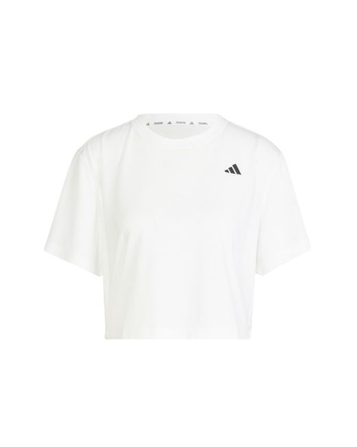 Adidas Train Essentials Boxy Workout Tee in het White