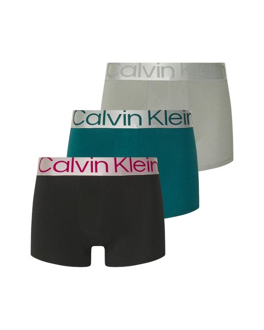 Calvin Klein Trunk Boxershorts in Green für Herren