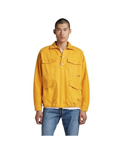 G-Star Shanorak Jacket in het Yellow voor heren