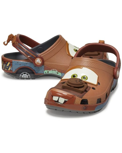 Crocs Adult Disney Cars Mater Classic Clogs in Black Lyst