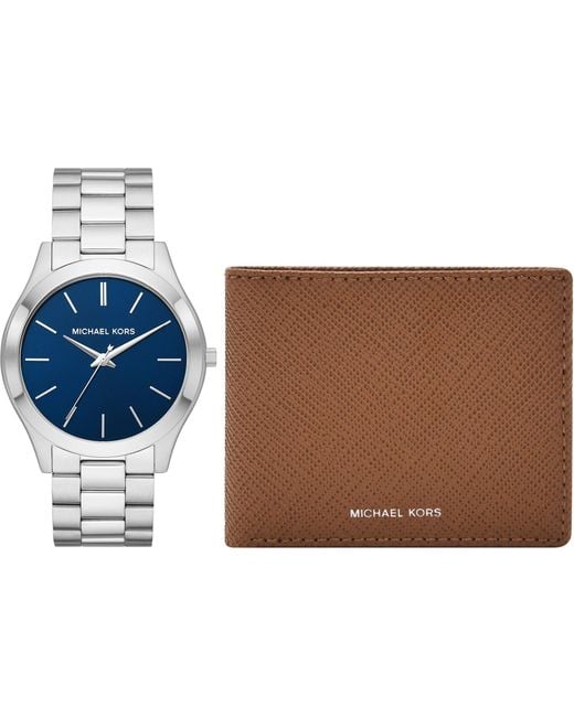 Michael Kors Black Slim Runway Mk1060set S Wristwatch for men