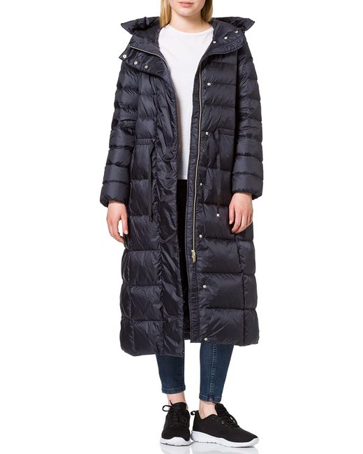 Geox W Tahina Maxi Long Vrouw Donsjack in het Blue