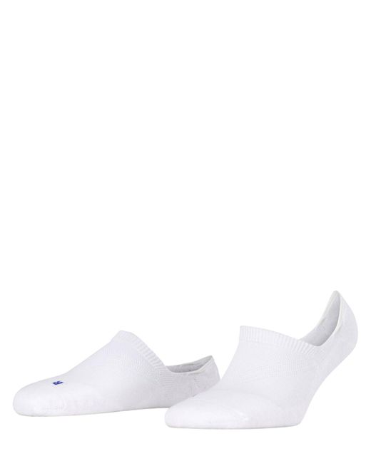 Falke White Cool Kick Invisible W In Breathable No-show Plain 1 Pair Liner Socks