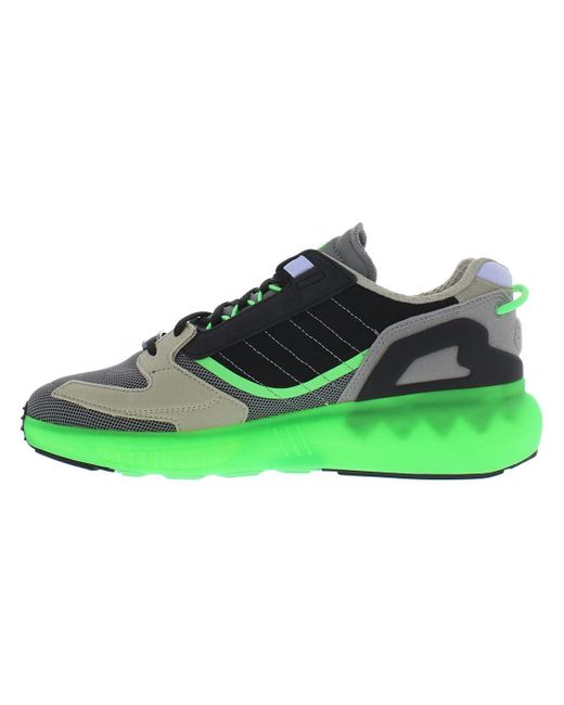 Adidas Green Zx 5k Boost Shoes for men