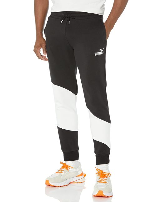 PUMA Power Cat Fleece Sweatpants in Black Lyst UK