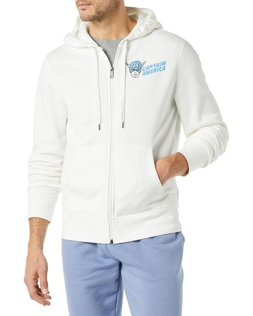 Amazon Essentials Kapuzenpulli mit durchgehendem Reißverschluss in Multicolor für Herren