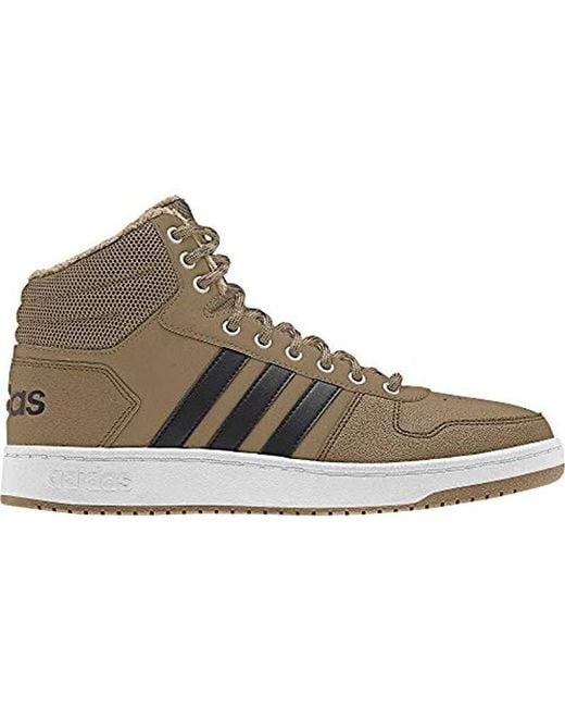 adidas Lace Hoops 2.0 Mid Basketball Shoes in Brown for Men | Lyst UK