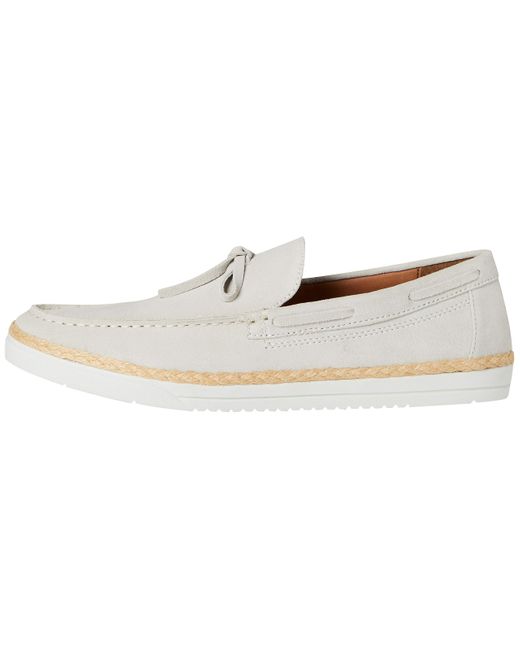 mocassin blanc homme