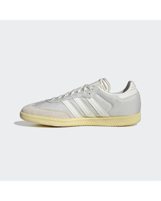 Adidas Adult Clowhi/owhite/almyel Samba Dfb Cloud Whiteoff White/almost Yellow 13.5 Us