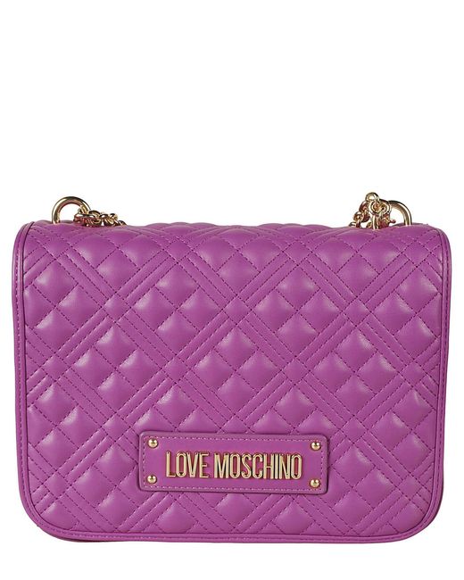Love Moschino Purple Jc4000pp1i Schultertasche