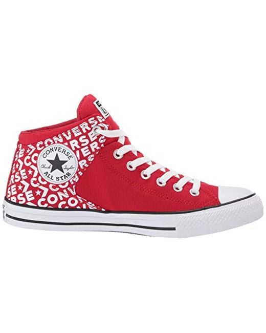 checkered converse high tops
