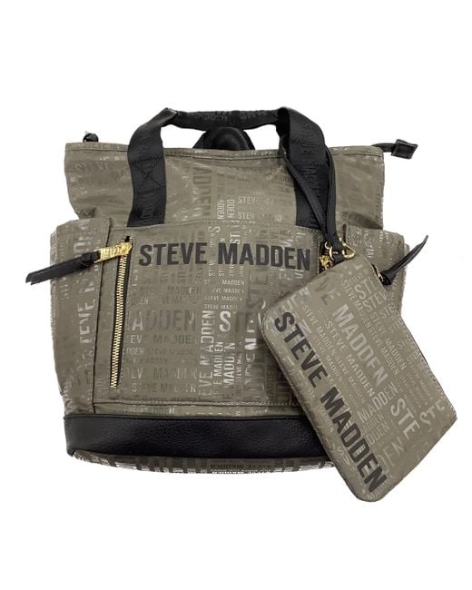 Steve Madden Green Theda Backpack