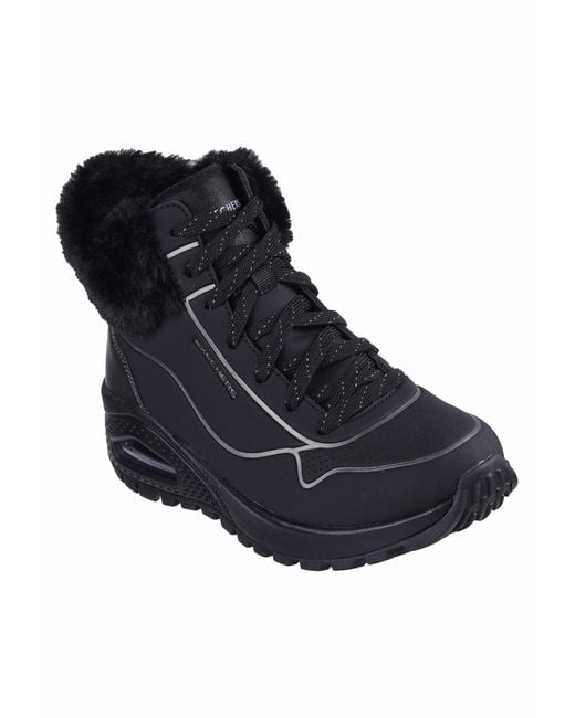 Skechers Blue UNO Rugged Fall Shimmer Stiefelette