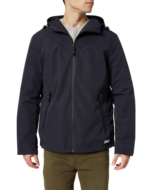 Chaqueta técnica Capucha Oculta Springfield de hombre de color Azul - 48 %  de descuento | Lyst