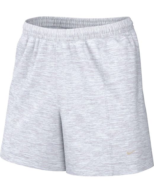 Nike Sportswear Chill Terry French-terry-shorts Voor Met Middelhoge Tailleband in het White