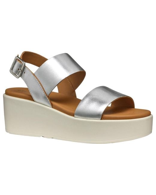 Geox Black D Xand 2.2s A Wedge Sandal