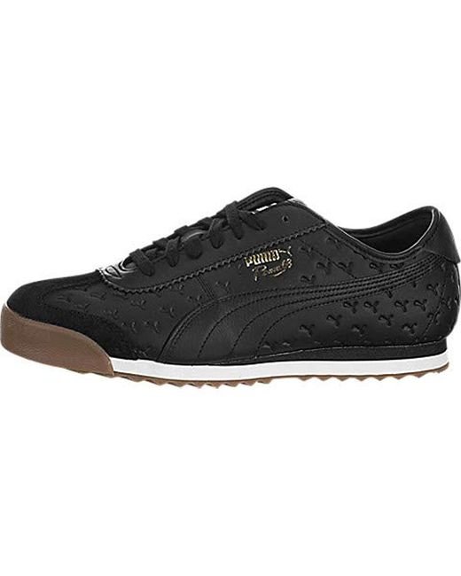 puma roma black gum