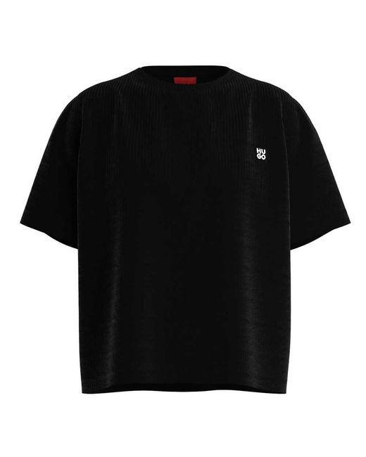 HUGO Black NAIANI Pyjama T-Shirt