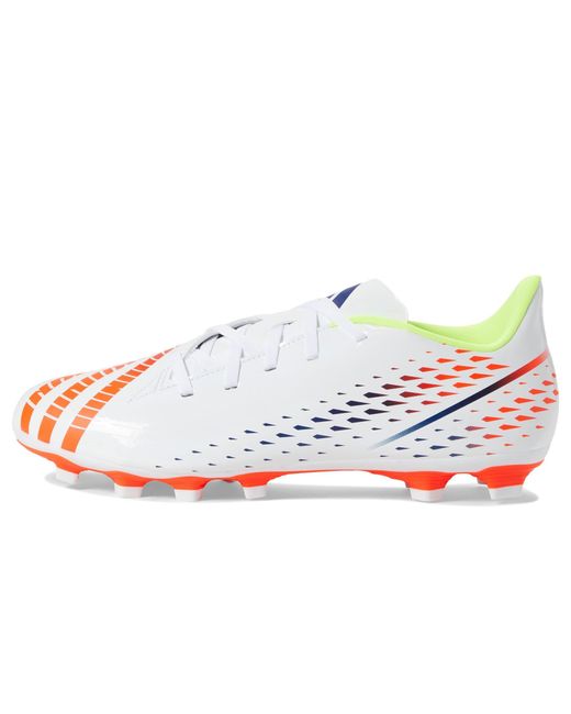 Adidas White Edge.4 Predator Flexible Ground Soccer Shoe