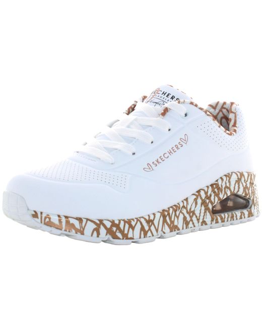 Skechers Blue Uno Love Sneaker