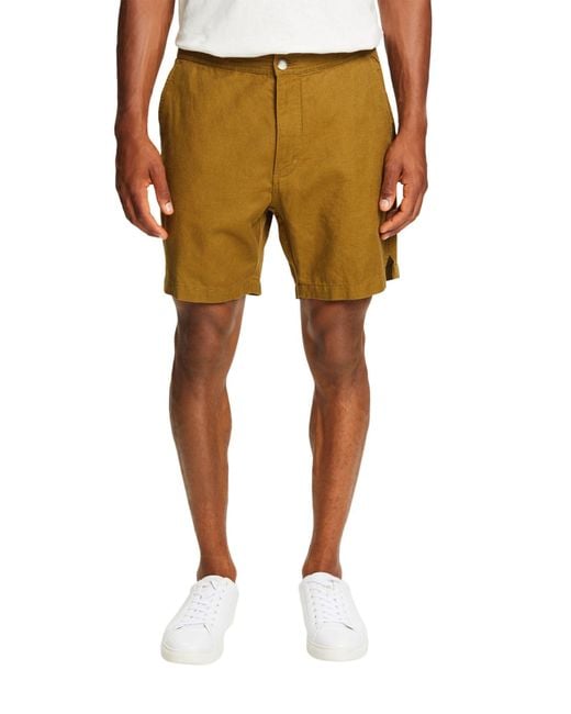 034ee2c304 Shorts Esprit pour homme en coloris Neutre Lyst