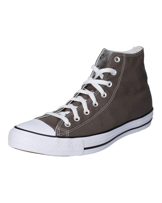 Schuhe Chuck Taylor All Star Ox Charcoal Converse en coloris Black