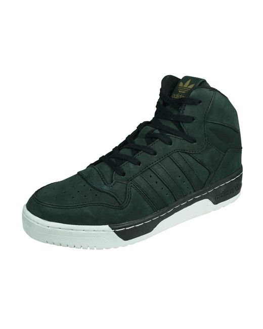 adidas Originals M Attitude Revive S Leather Trainers Hi Tops Shoes-black-4  | Lyst UK