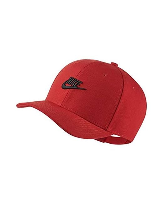 Nike Red Sportswear Classic99 Futura Snapback Adjustable Cap for men