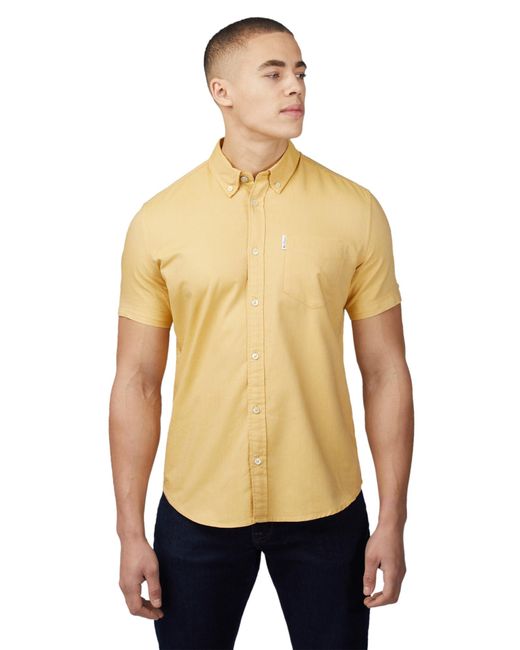 Ben Sherman Natural Button-down Collar Signature Oxford Shirt for men