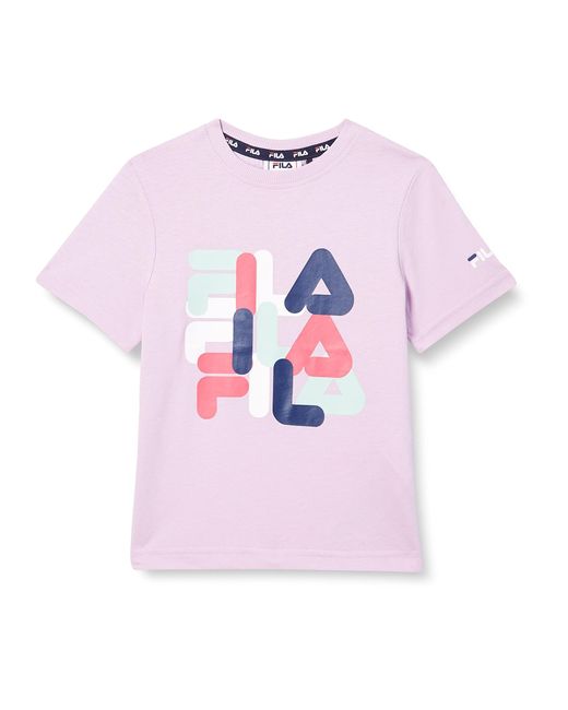Berinovac Graphic T-Shirt di Fila in Pink