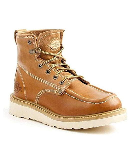 Dickies Brown Trader 6" Leather Boot,Luggage Tan,10 M Us for men