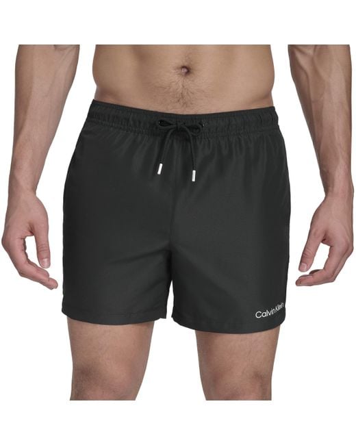 Calvin Klein Swim Swim Trunk,black,large for men