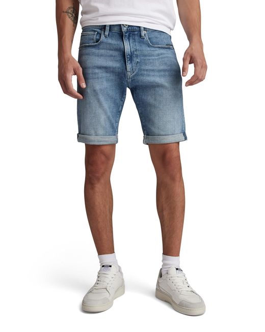 G-Star 3301 Slim Shorts in Blue für Herren