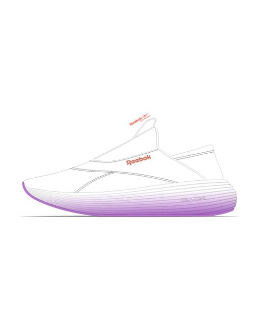 Reebok Purple Dmx Comfort Slip On Sneaker