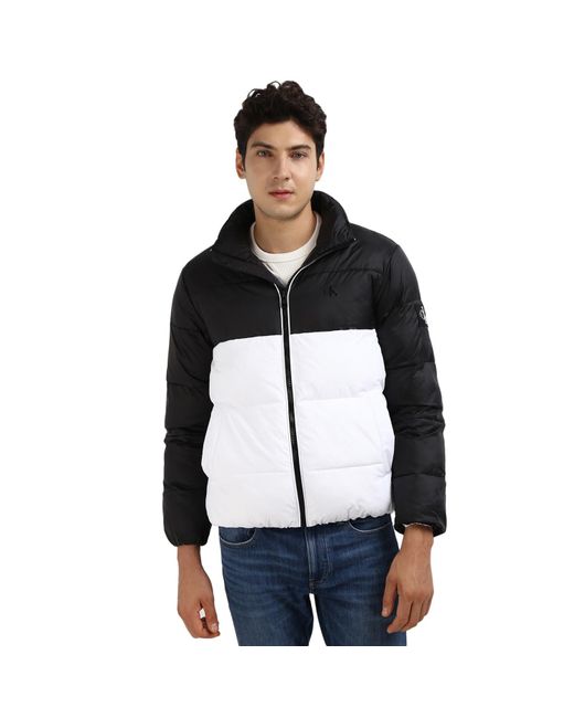 Calvin Klein Jeans Non Down Blocking Puffer Jacket Voor in het Black voor heren