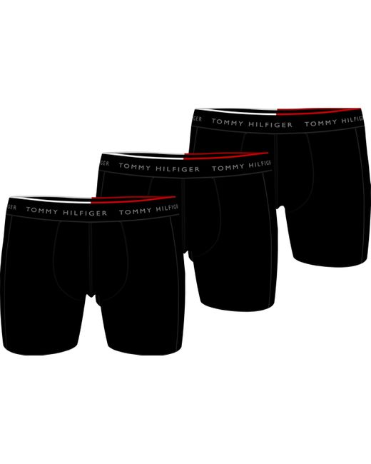 Tommy Hilfiger 3p Boxer Brief Um0um03391 in het Black voor heren